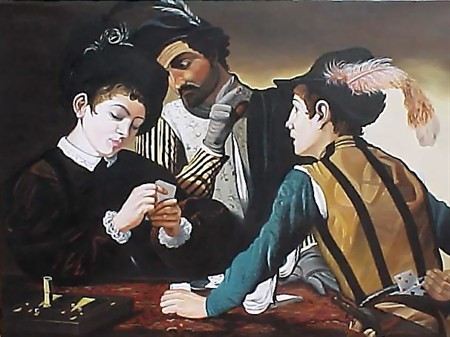 Caravaggio, I bari (copia) 