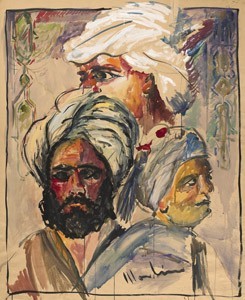 Figure orientaliste, 1985  