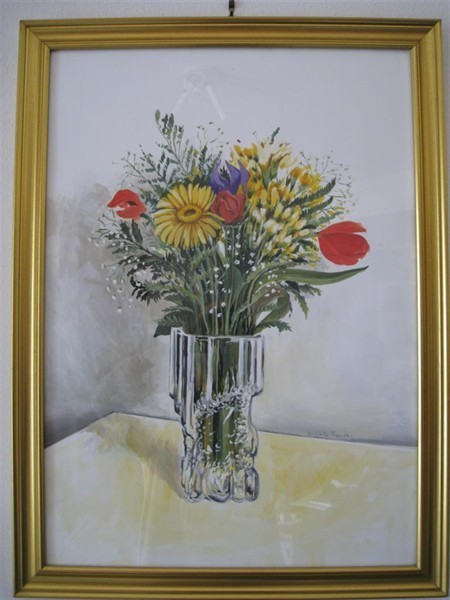 Vaso con papaveri 