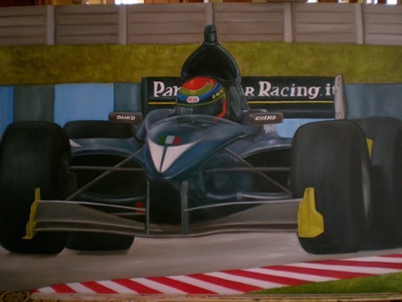 Autoritratto gran premio di f.3000 spagna  