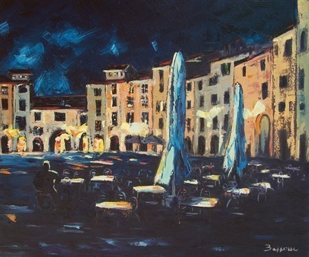 Piazza Anfiteatro di notte 