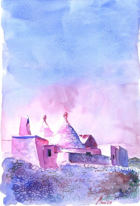 TRAMONTO SU TRULLI 