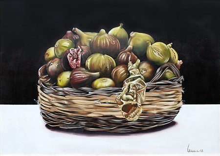 Racconti contadini - cesta di fichi 