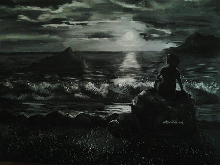 Voglia di mare. pensiero. 