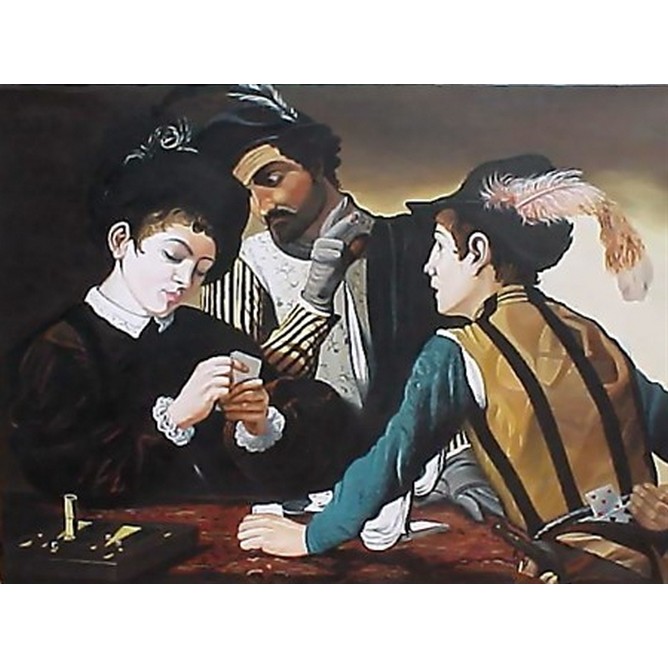 Caravaggio, I bari (copia)