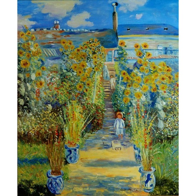 Monet, giardino dell'Artista a Vethuil (copia)