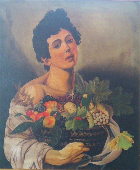 Caravaggio, Ragazzo con cesto di frutta (copia) 