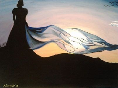 Dama e vento 