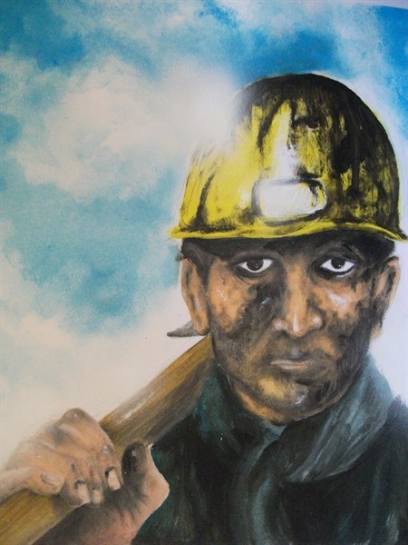 Lavorare e sofferenza nella miniera 
