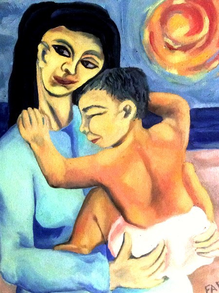 madre e figlio 