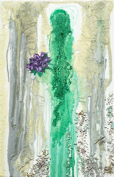 Donna con bouquet 