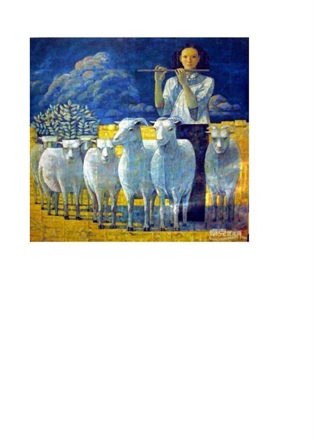 Il terzo posto di Yangguan 160x170, olio su tela 
