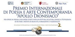 Il Premio Internazionale di Poesia e Arte Contemporanea Apollo dionisiaco Roma 2019 invita alla celebrazione del senso della bellezza
